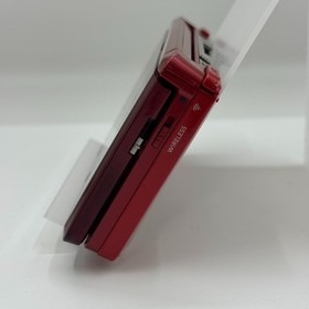Nintendo 3DS region free Flare Red console / Charger / SD card / Stylus pen