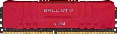 Crucial Ballistix Red RAM 1x8GB DDR4 2666MHz CL16 _DAMAGED