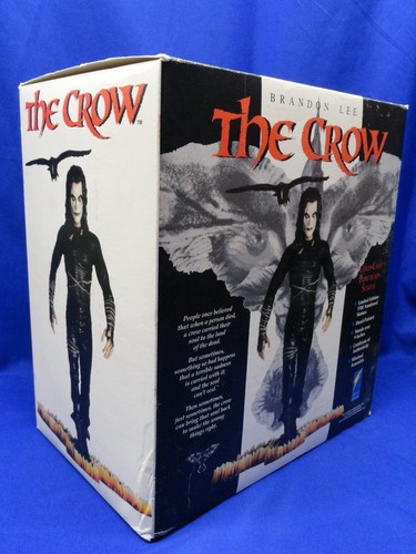 RARE NEW OLD STOCK 1994 INTELEG BRANDON LEE THE CROW 9" PORCELAIN STATUE