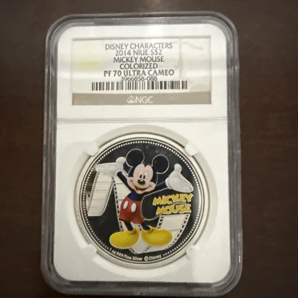 ◇PR70UC ER◇2018 ミッキー ニウエ NGC 銀貨 戌年 1oz ◇PR70UC ER