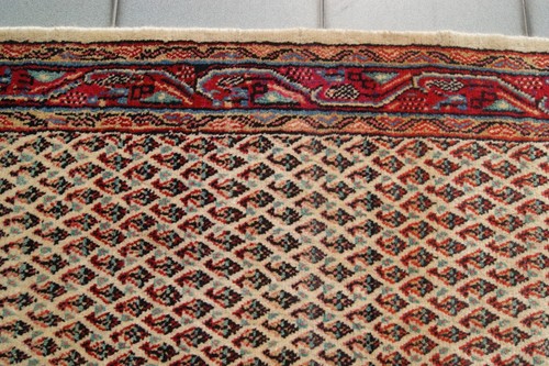 ALFOMBRA KURDA LANA RECTANGULAR MULTICOLOR 30+ RUUNERS ANUDADOS A MANO 2X13 ft - Imagen 5 de 7