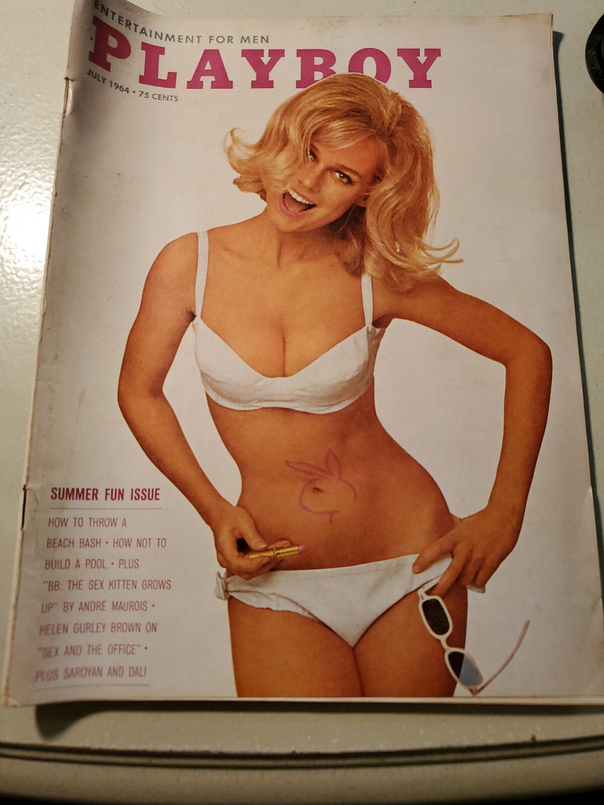 PLAYBOY Magazine July 1964 Brigitte Bardot Yvette Vickers Salvador Dali