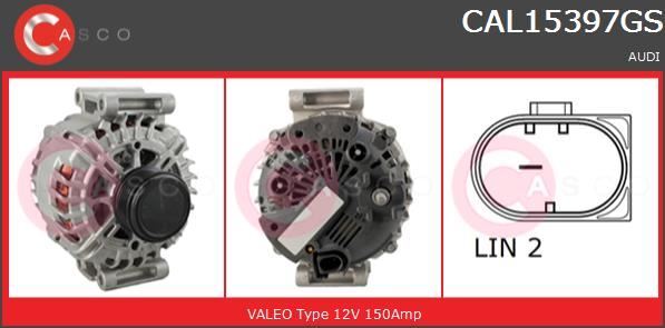 Alternateur Audi A6 C7 2.0 TFSI en alliage renforcé pour une régulation électrique premium