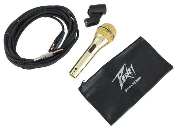 PEAVEY PV®i 2 1/4" Gold Cardioid Unidirectional Dynamic Vocal Mic  with 1/4 inch - Image 2 of 2
