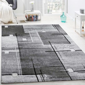 Modern Contemporary Rug Grey Soft Short Pile Living Room Rugs Carpets Mat Sizes Ebay