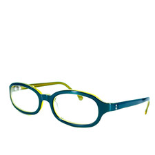 l.a.Eyeworks TEXAS 713 Eyeglasses Sunglasses Frames Green Rectangular 48-20-125