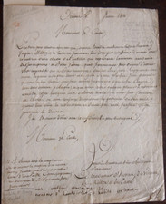 1810 lettre D'HAUTEROCH traducteur d'horace adressée à BOISSY D'ANGLAS