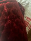 BRAND NEW MARTHA STEWART RED TUFTED VELVET KING QUILT — photo 9