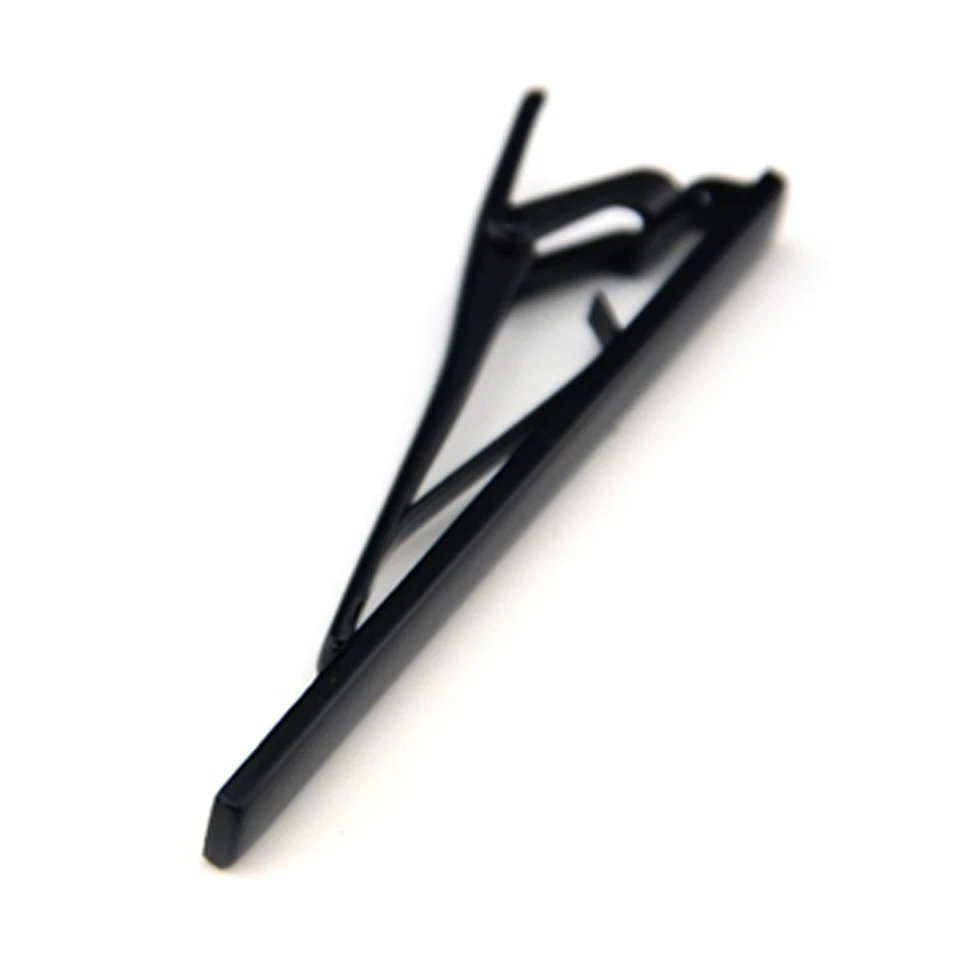 Men Candy Color Stainless Steel Necktie Clasp Gentleman Wedding Party Tie Clip - Image 3 of 4