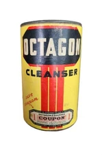 Vintage OCTAGON Cleanser By Colgate Palmolive Peet New Old Stock 
