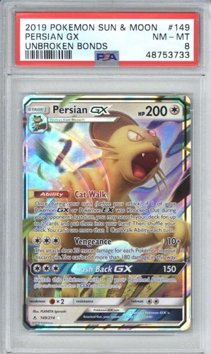Persian-GX graded PSA 8 for sale on eBay
