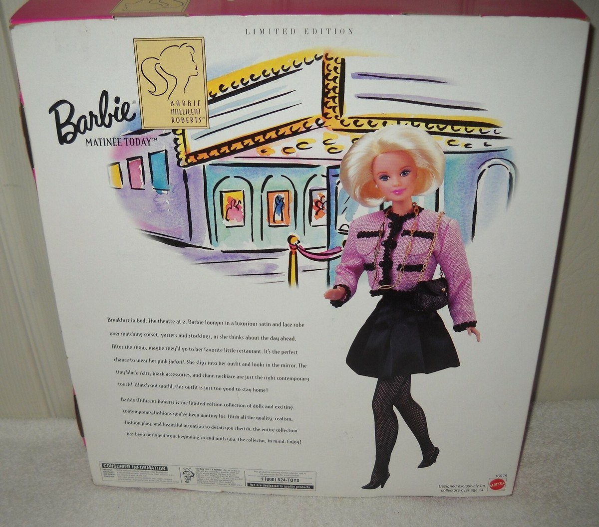 2473 NRFB Mattel Barbie Millicent Roberts Collection - Matinee