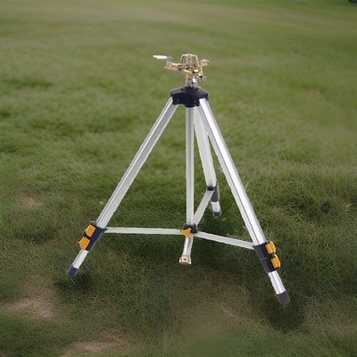 Melnor Deluxe Metal Pulsator Sprinkler with Tripod Covers 85  Diameter New- DIY