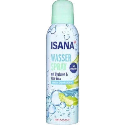 ISANA Face & Body cooling Water Spray with Hyaluron & Aloe Vera FREE SHIPPING