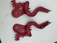 1967-68 Mustang Trunk Lid Hinges Coupe Convertible Original Ford Red Enamel