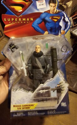 Superman Returns Lex Luthor Kevin Spacey Missile Launching Mattel DC Comics 