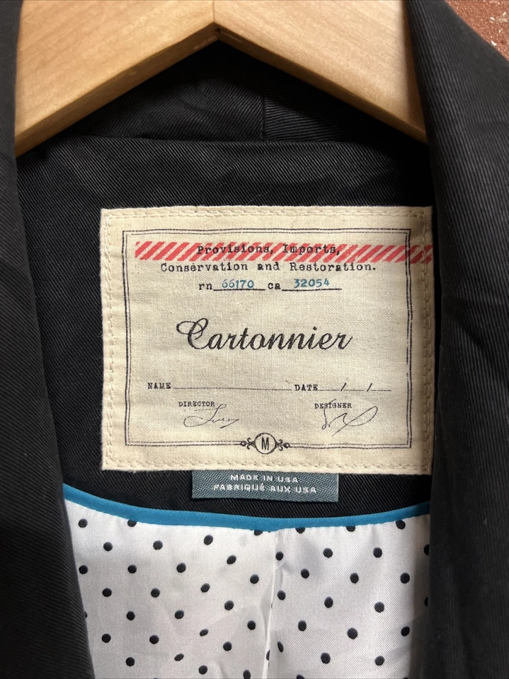 Chaqueta cárdigan negra para mujer Cartonnier by Anthropologie talla mediana Foto 3 de 3