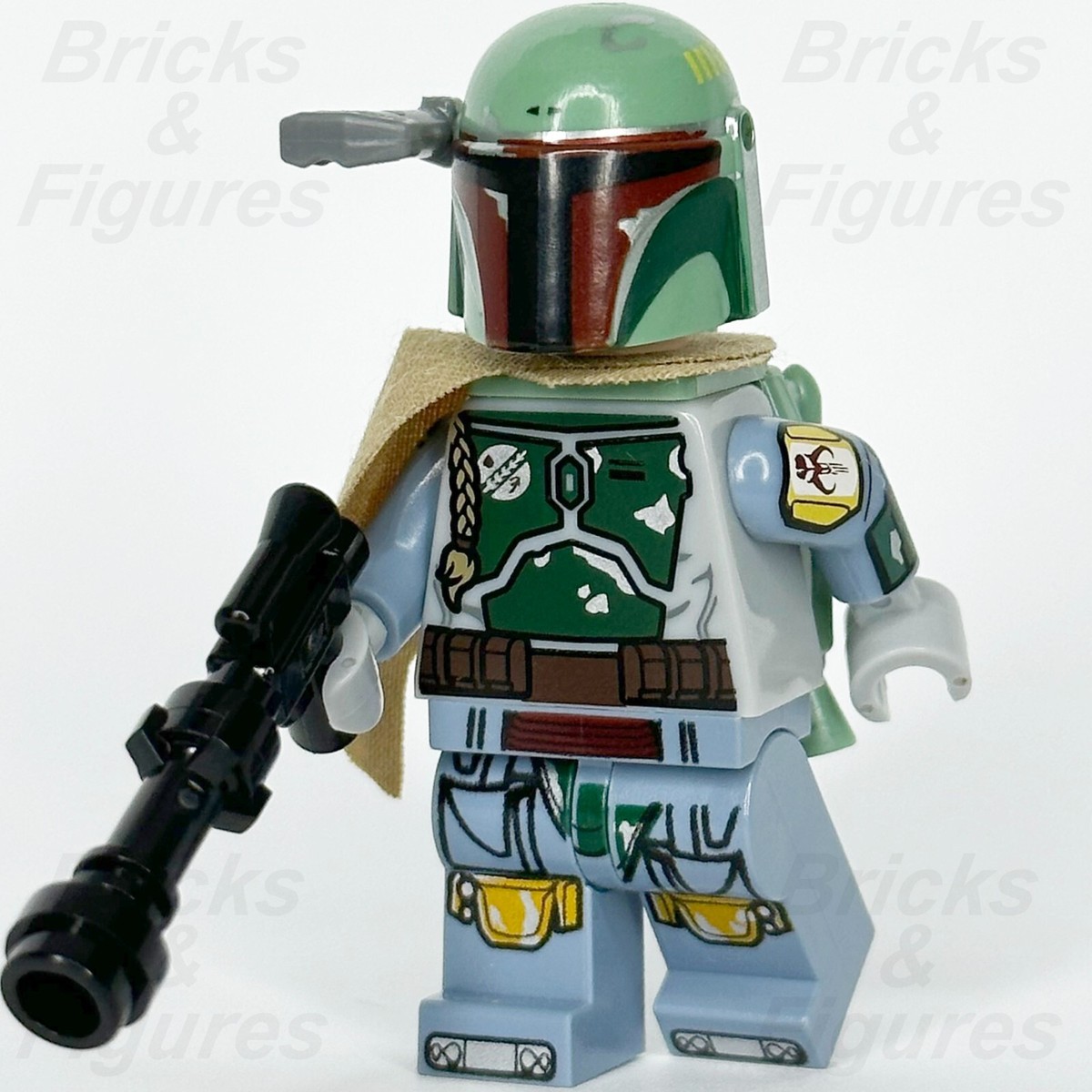 LEGO® Star Wars Boba Fett Minifigure w/ Pauldron Cape Mandalorian