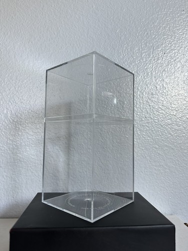 Clear Protective Plastic Acrylic Display Case 8x4x4”