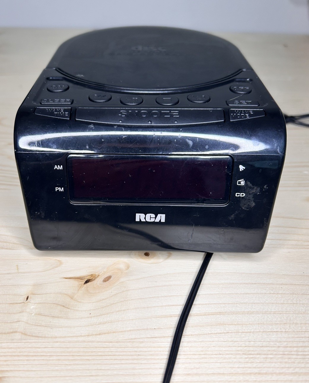 Digital Clock Radio Am-fm Bedside Rc5610-a Tested W/ac Adapter