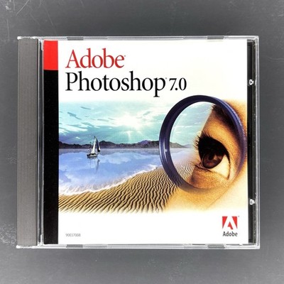 Adobe Photoshop 7.0 for Windows CD with Serial Number Mints Condition 
