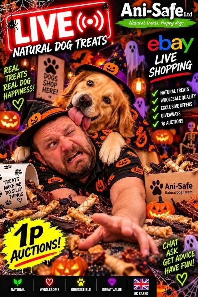 🐾 Natural Dog Treats | 1p Auctions!