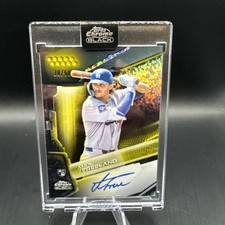 2026 Topps Chrome Black Alex Freeland Rookie Gold Refractor Auto /50