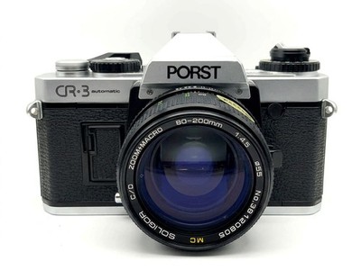Porst CR-3 automatic + Soligor 80-200mm f/4,5 Kit Set Analog SLR 35mm Kamera
