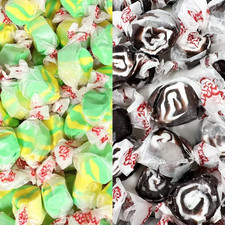 Taffy Town Salt Water Taffy Candy Mix Pineapple Licorice Swirl Flavor Candy