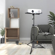 Projector Tripod Projector Stand Projector Table Laptop Height Adjustable Black
