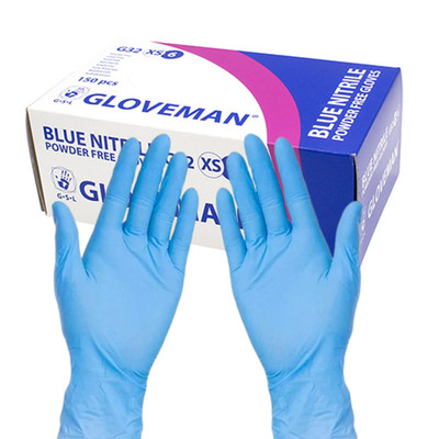 1000 EINWEG NITRIL HANDSCHUHE PUDER LATEXFREI BLAU MEDIZINISCH CHIRURG GR. S-XL