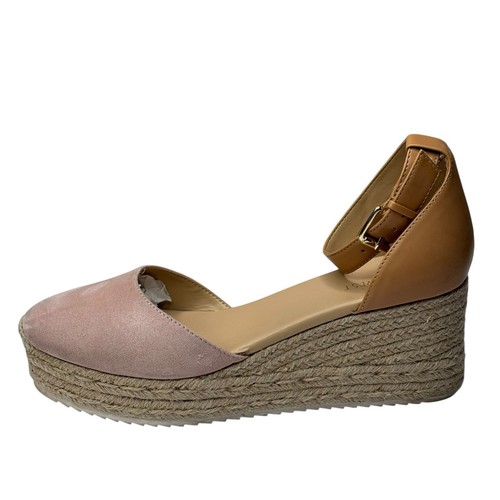 New NINE WEST Women's Ariele Espadrille Wedge Sandal Pink Size 10 M - Picture 6 of 14