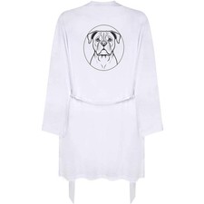 'American Bulldog' Adult Dressing Robe / Gown RO049969 