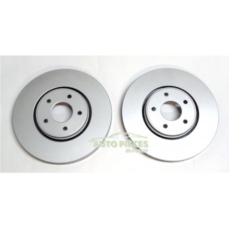 Jeu de 2 disques de frein avant 320 mm pour Infiniti EX repère 40206CL70A