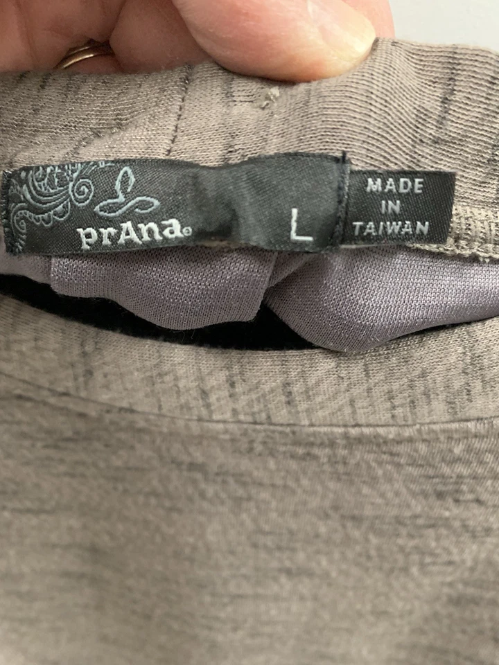 Prana Women Dress Large Brown Sunrise Pockets Long Sleeve Waist Drawstring - Image 4 of 4