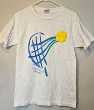 Vintage 1987 CYRK Tennis T Shirt Puff Print USA Made 80s Graphic Medium