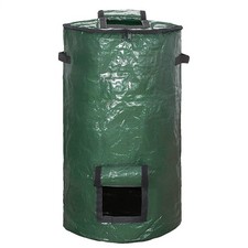 Image of Compost Bin Bag Reusable Collapsible Yard Organic Fertilizer Fermented Bag