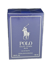Ralph Lauren Polo Blue Eau De Toilette for Men Natural Spray 1.36 oz 40 ml NEW