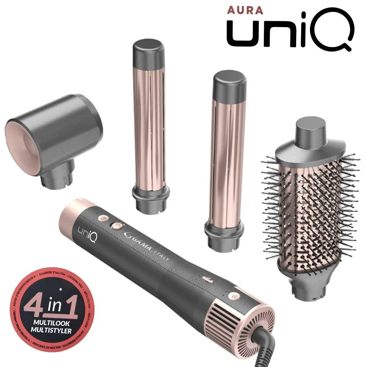 Multistyler GA.MA UNIQ AURA 4 in 1 - Piega Rapida per Donne Impegnate