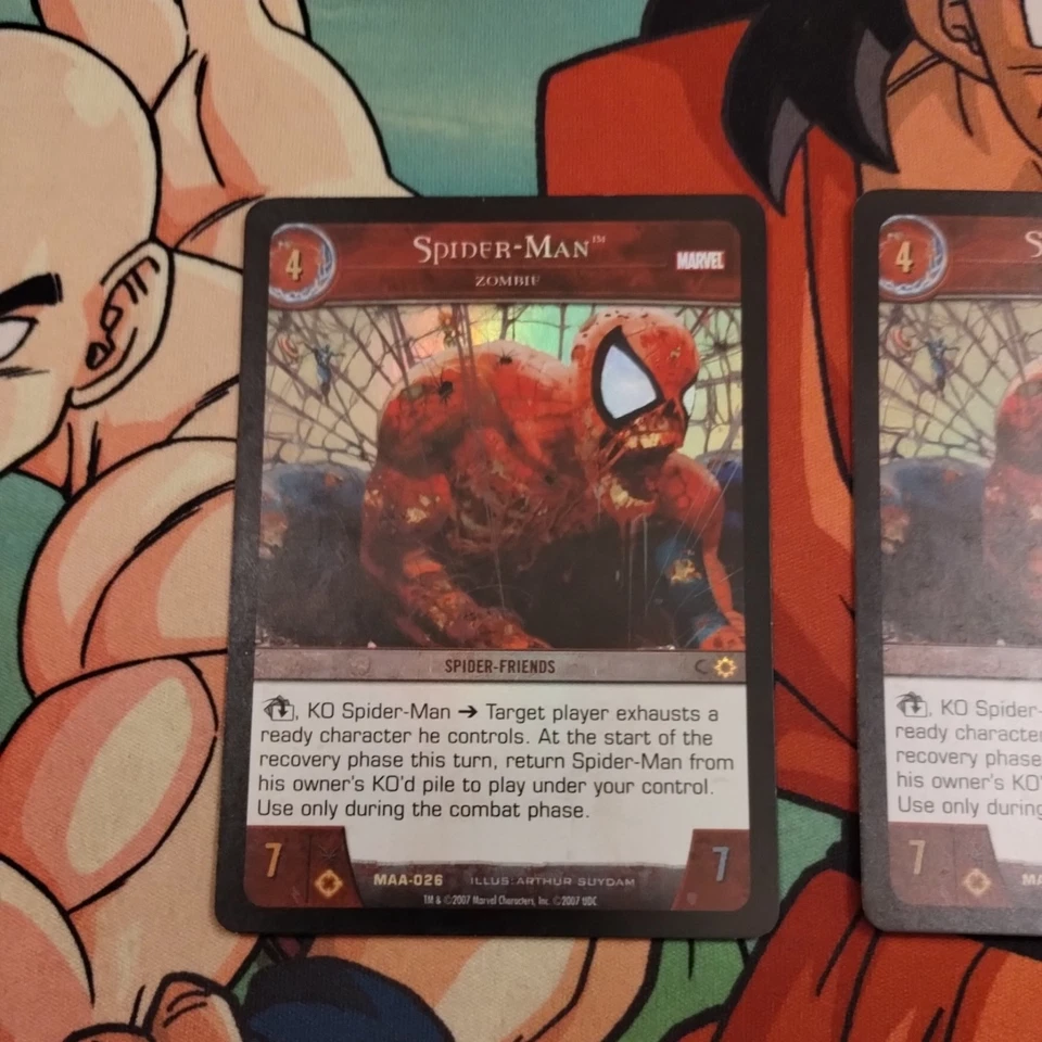 VS System: Spider-Man, Zombie x4 Marvel Age of Apocalypse TCG CCG Classic  - Image 2 of 4
