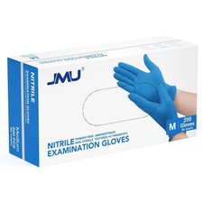 200 Guantes Médicos de Nitrilo Medianos, 3.5 Milésimas, Guantes de Examen de Nit