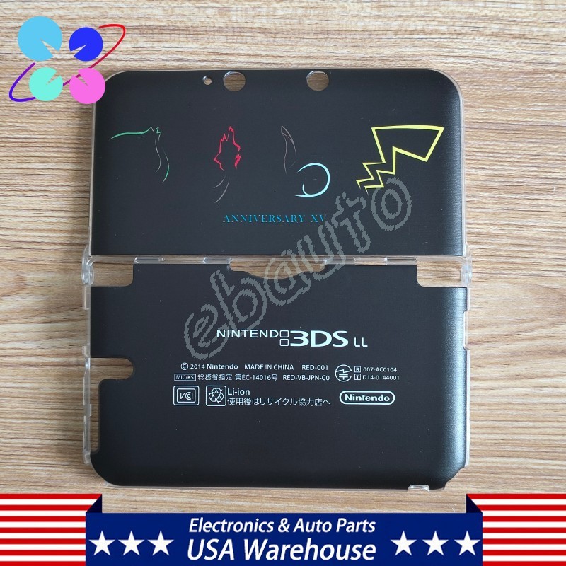 Front & Back Protective Shell Cover Case For Old Nintendo 3DS XL