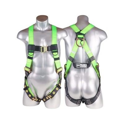 Construction Harness 5 Point Adjustment Back D-Ring OSHA ANSI Compliant
