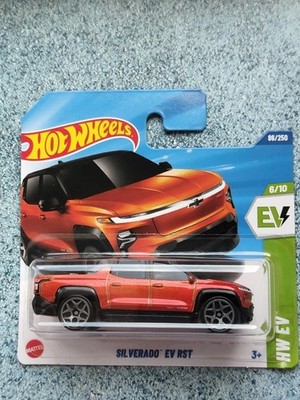 Hot Wheels H5MN 086 chevy SILVERADO EV RST orange 086/250 CaseMN