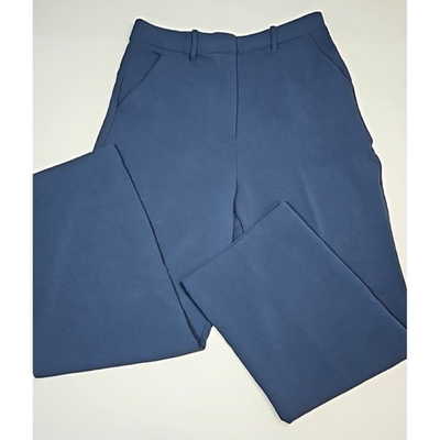 #ad #ad Abercrombie amp; Fitch Women#x27;s Blue High Rise Wide Leg Pants Size 14 NWT $45.00