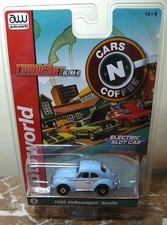 NOS Auto World Lt Blue  White 1966 VOLKSWAGEN VW BEETLE BUG UltraG HO Slot Car