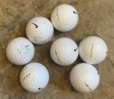 Nike Golf Ball Lot Of 7. Used