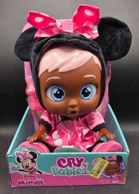 Cry Babies Minnie Mouse Doll Disney Junior Interactive With Accessories