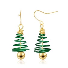 Christmas Earrings Xmas Drop Dangle Earrings for Women Holiday Christmas tree