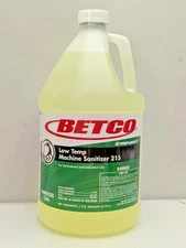 BETCO 215 Industrial Symplicity Low Temperature Machine Sanitizer 1 Gallon 3.78L
